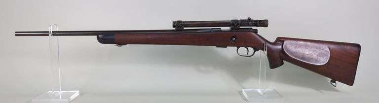 Winchester 75 .22 LR Bolt Action Rifle SN# 9158, Early 4 Digit SN, Weaver Model 330 Scope image