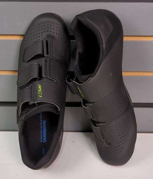 Shimano RC1 Road Cycling Shoes, Black, Size 45 image