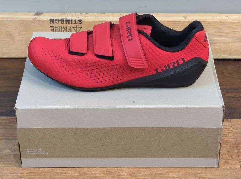 Giro Stylus Cycling Shoes, Bright Red, Size 43 image