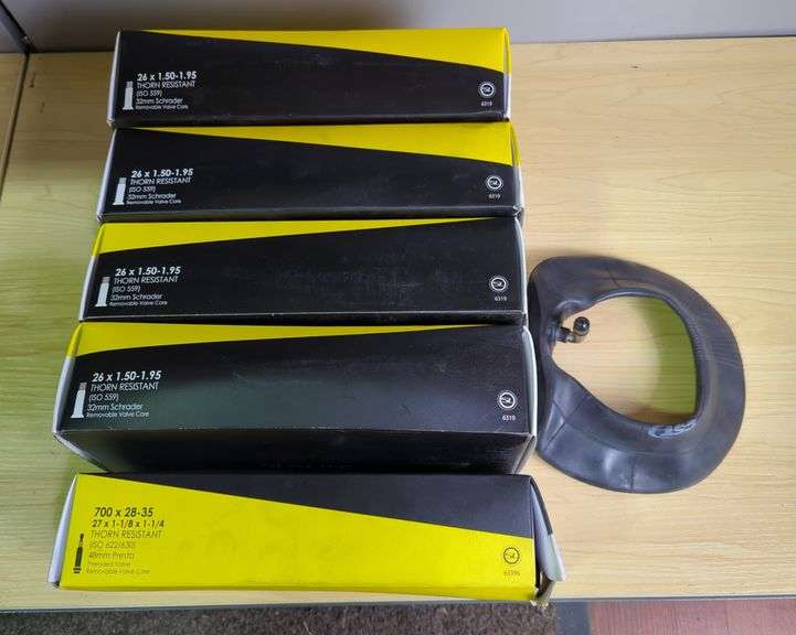 Sunlite Bicycle Inner Tubes, Sizes: 26 x 1.50-1.95 And 700 x 28-35, And 1 Unknown Brand 200x50 Size image