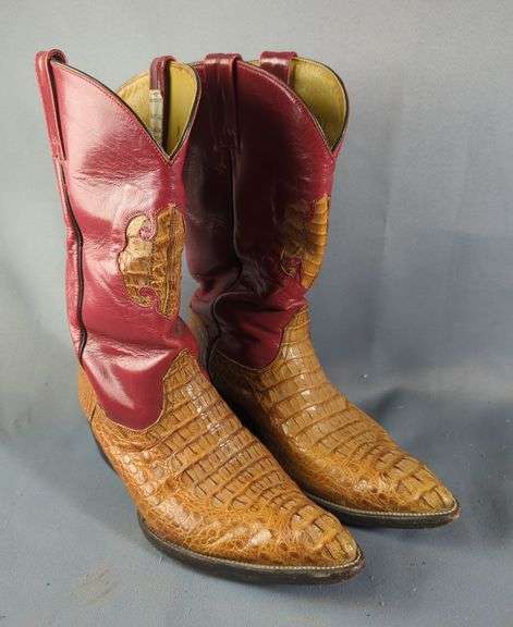Finn's Exotic Mens Cowboy Boots, Size  9 image
