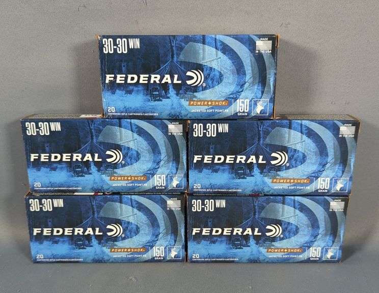 Federal 30-30 Win Ammo, Approx 86 Rds, Local Pickup Only image