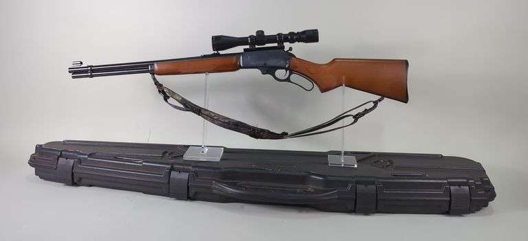 Marlin 336A 30-30 Win Lever Action Rifle SN# 95021901, 3-9X40 Scope, Padded Sling, In Hard Case image