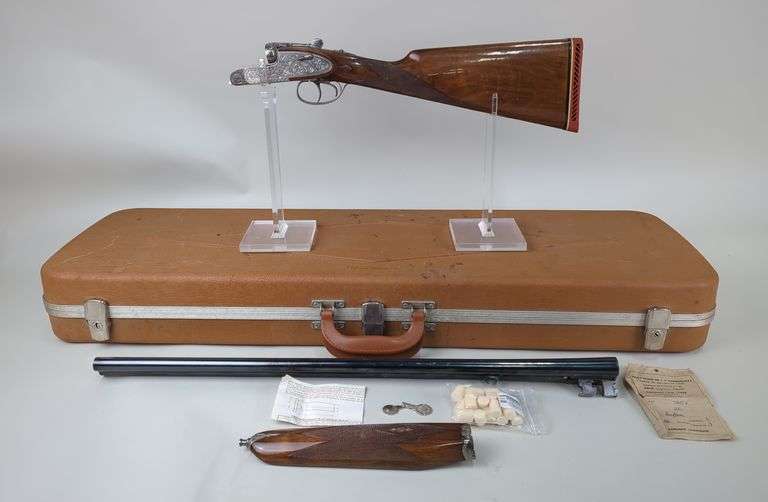 JJ Sarasqueta 130 20 ga Side By Side Shotgun SN# JJ139149, In Locking Case With Keys image