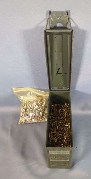 .22 LR Ammo, Uncounted, Contents Of Metal Ammo Can, 7" x 4" x 11", Local Pickup Only image