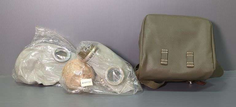 Russian GP-5 Style Gas Masks With Filters, Qty 2, In Case image