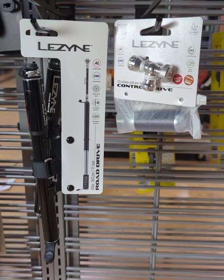 Lezyne Road Drive Pumps, Qty 2, And Control Drive CO2 Inflator image