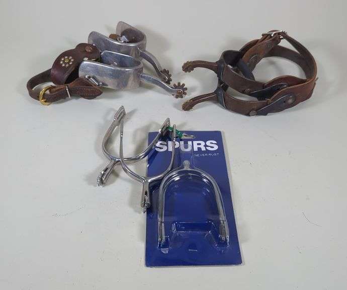 Assorted Spurs, Includes Prince Of Wales Never Rust Spurs And More, 4 Total Sets image