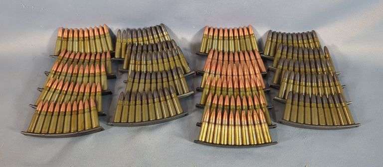 7.62x38 Ammo, Approx 210 Rds On 10-Rd Stripper Clips, Local Pickup Only image