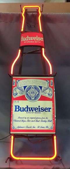 Budweiser Bottle Neon Sign image
