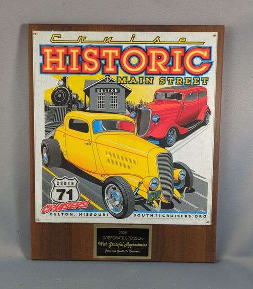 2008 South 71 Cruisers Sponsor Plaque image