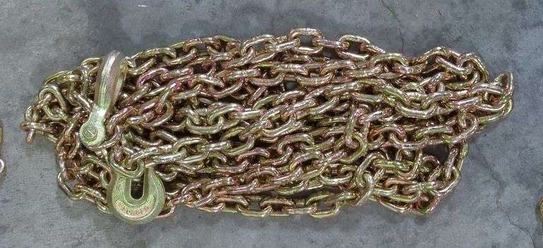 Heavy Duty 5/16" Tow Chain With Forged Steel Hooks image