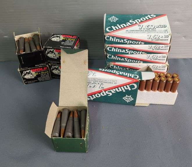 Sapsan, ChinaSports And Wolf 7.62 x 39mm Ammo, Approx. 220 Rds, Local Pick Up Only image
