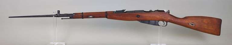 Russian / PWA Mosin Nagant M44 7.62x54mmR Bolt Action Rifle SN# 7E1269, Dated 1946, Bayonet image