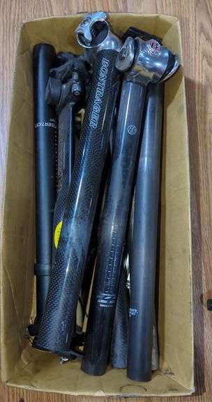 Bicycle Seatposts Including Bontrager, Profile Design Razor And More, Content Of Box image