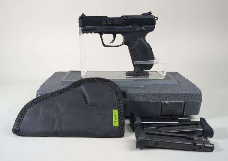 Ruger SR22 .22 LR Pistol SN# 362-98521, 4 Total Mags, Sticky Brand Pocket Holster, In Hard Case image