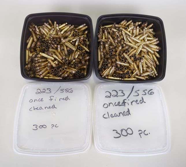 .223 Cal/ 5.56 Cal Empty Brass, Once Fired, Cleaned, Approx Qty 600 image