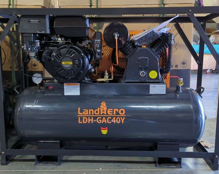 2025 LandHonor LDH -GAC40Y 40 Gallon 2-Stage Truck Mounted Air Compressor, Unused image