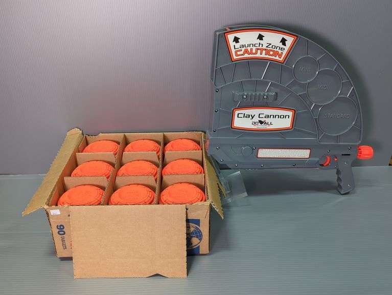 Do All Outdoors Clay Cannon With Instructions, And White Flyer Blackout Targets image