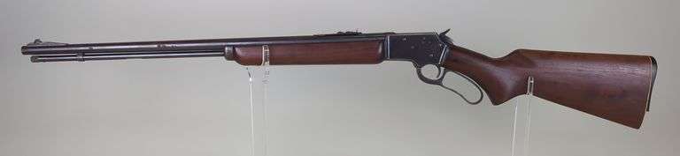 Marlin 39A .22 SLLR Lever Action Rifle SN# 17886, Damaged Butt Plate, image