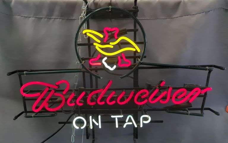 Budweiser On Tap Neon Sign image