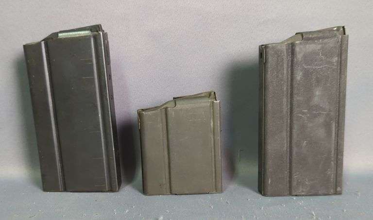 Metal Mags, Qty 3, One Is a British L1A1 Magazine image