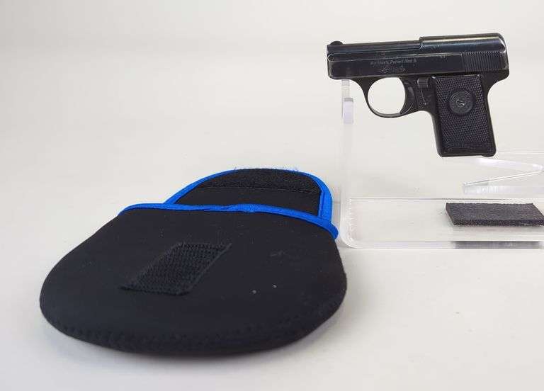 Waffenfabrik Walther Zella-Mehlis (Thur) Model 9 .25 ACP  Pistol SN# 635920, In Soft Pouch image