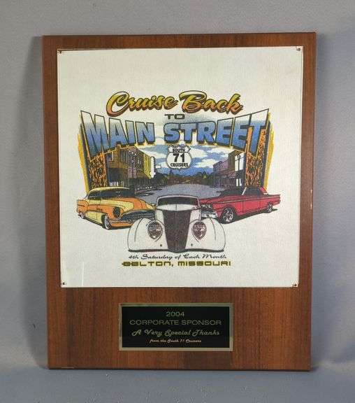 2004 South 71 Cruisers Cruise Back to Main Street Plaque image