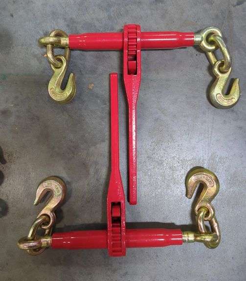 Ratchet Load Binders 5/16-3/8" With Hooks, Qty 2 image