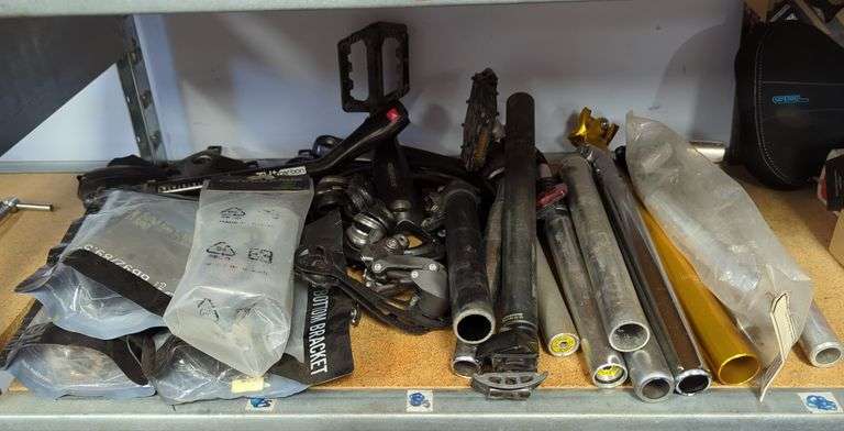 Crank Arms, Pedals, Seat Posts And More, Various Brands image