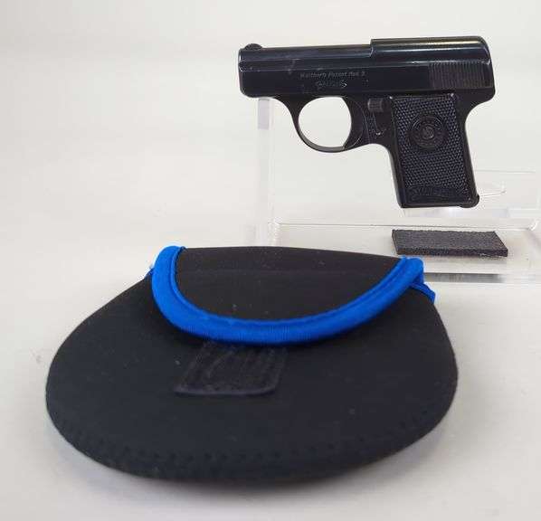 Waffenfabrik Walther Zella-Mehlis (Thur) Model 9 .25 ACP  Pistol SN# 633982, In Soft Pouch image