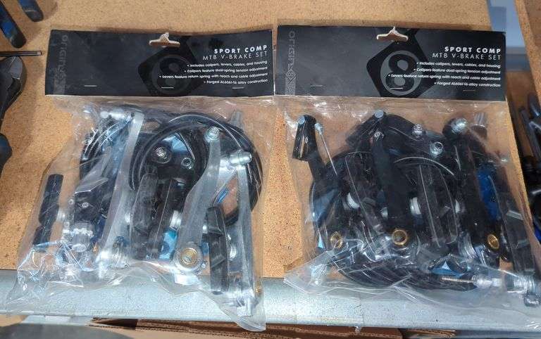 Sport Comp MTB V-Brake Sets Including Calipers, Levers, Cables And Housing, Qty 2 image