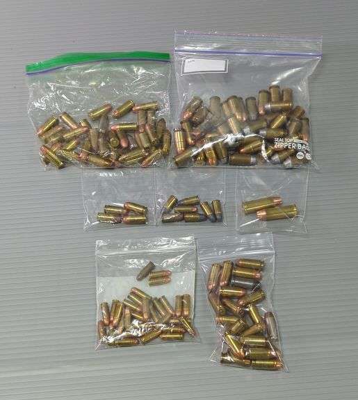 Ammo Assortment, Including .45 Auto Approx 38 Rds, .45 Colt Approx 2 Rds, .32 Auto Approx 7 Rds, .40 S&W Approx 21 Rds, .380 Auto Approx 4 Rds, 9mm Luger Approx 36 Rds, And .25 ACP Approx 29 Rds, Local Pickup Only image