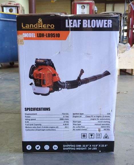 2025 Landhonor LDH-LB8850 Leaf Blower, Unused image