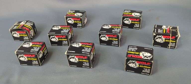 Wolf 7.62x39mm Ammo, Approx Qty 180, Local Pickup Only image