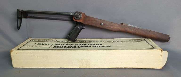 Federal Ordnance Police & Military MKIII Folding Stock, Model RPMS, Fits Ruger Mini 14 and 30 image