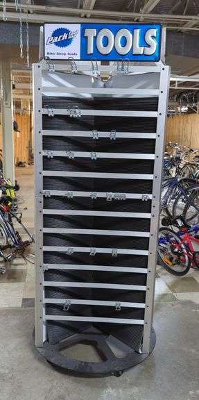 Park Tool USA Bike Shop Tool Display Rack image
