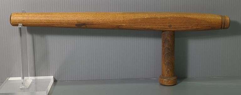 Baton Made Of Wood With Side Handle, 18" Long image