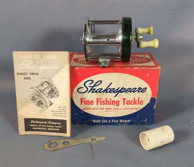 Shakespeare 1926 Direct Drive Level-Wind Reel, With Instructions, In Box image