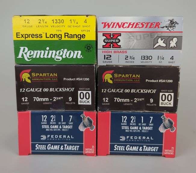 Federal, Spartan, Winchester, And Remington 12 ga Ammo, Approx 149 Rds, Local Pickup Only image