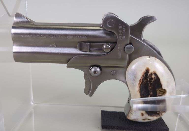 American Derringer M-1 .45 Colt/ .410 ga X 2.5" Over/Under Derringer Pistol SN# 97327, , In Display Box image