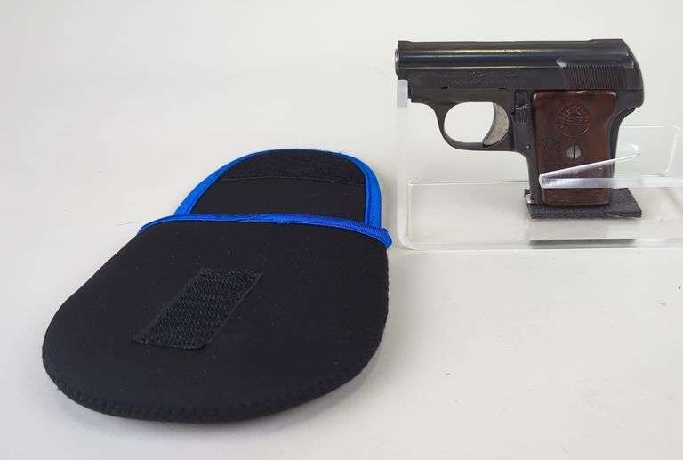 Astra-Uncetay CIA S.A.-Guernica Astra Firecat 6.35 .25 Cal Pistol SN# 769188, In Soft Pouch image