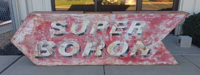 Super Boron Arrow Sign image