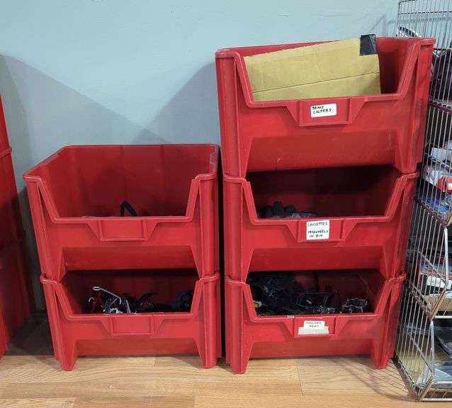 Variety of Bicycle Accessories: Grips, Pedals, Bottle Cages, Lights, and Bags image