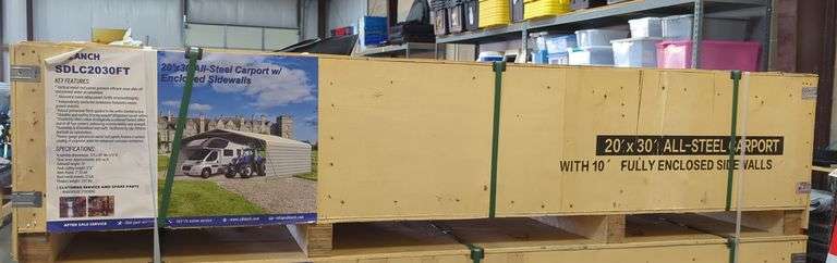 2025 SD Lanch SDLC20 30' High-End Carport, Unused image