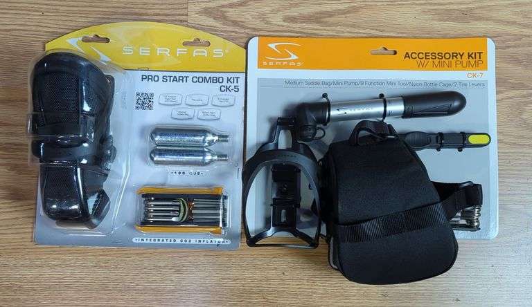 Serfas Accessory Kit With Mini Pump And Serfas Pro Start Combo Kit image