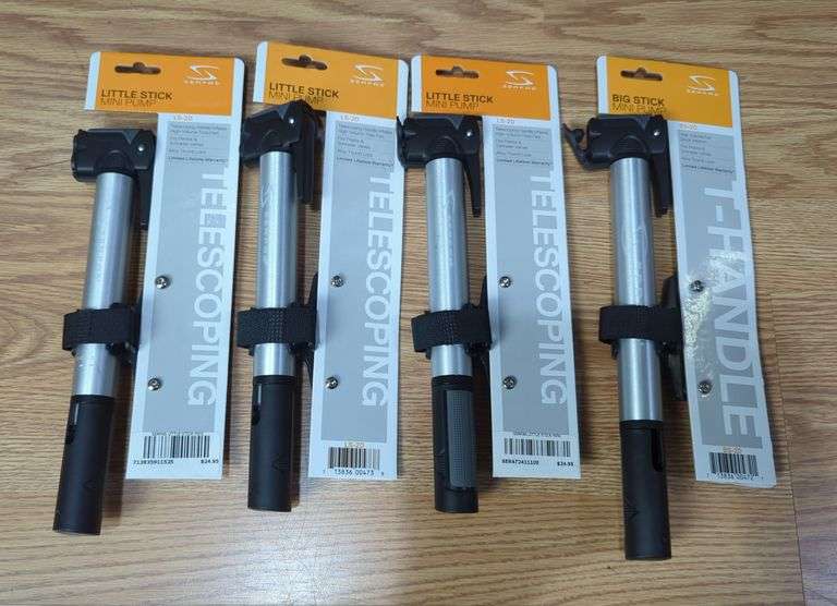 Serfas Little Stick And Big Stick Mini Pumps, Qty 4 image