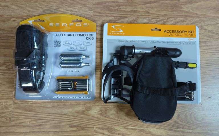 Serfas Accessory Kit With Mini Pump And Serfas Pro Start Combo Kit image