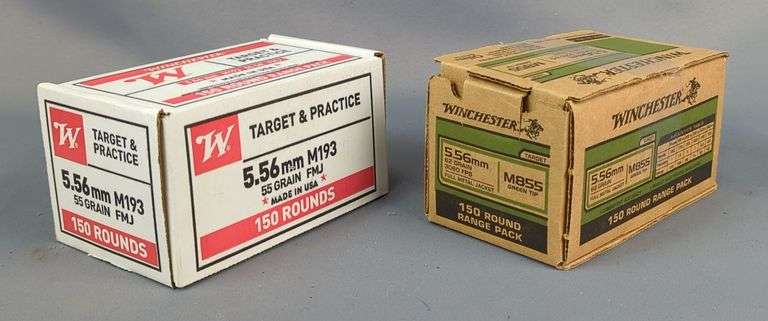 Winchester 5.56mm M855 And M193 Ammunition, Approx 275 Rds, Local Pickup Only image