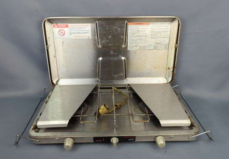 Brinkmann Two-Burner Stainless Steel Propane Stove Model 842-A250-0 image